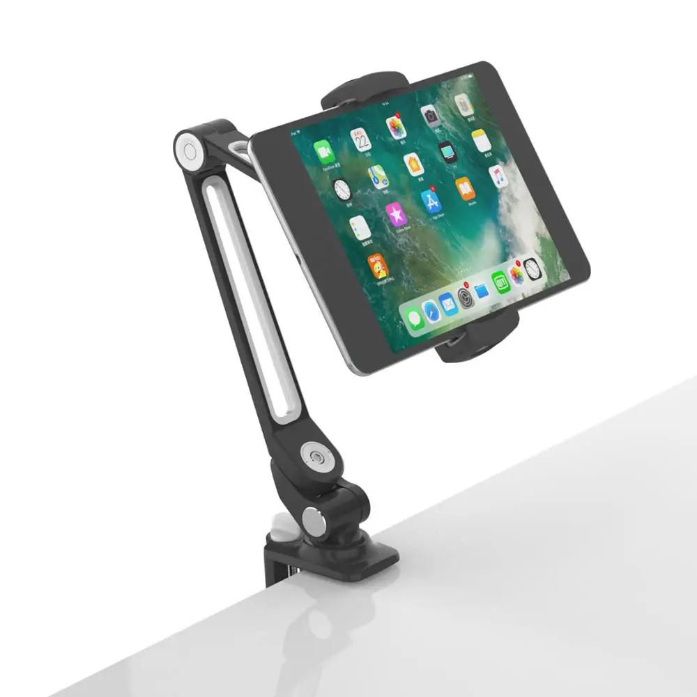 
Ленивый кронштейн алюминиевый регулируемый длинные руки гибкий держатель для мобильного телефона Подставка для планшета стол для планшета 
