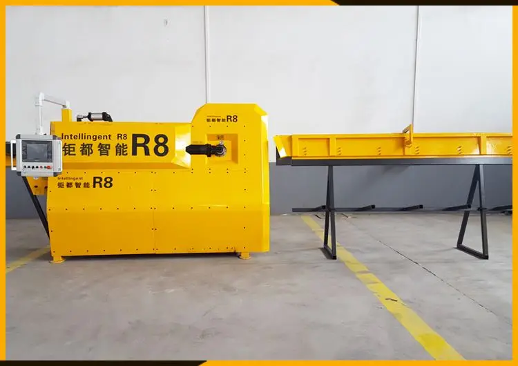 Widely Used in Constructions R8 Model Steel Rebar Stirrup Bending Machine Round bar Stirrup Bender Machine