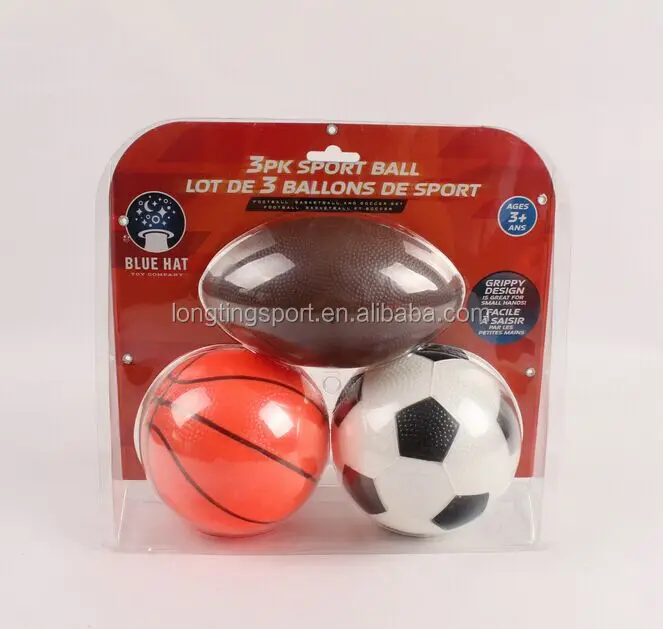 
Мини надувной спортивный мяч из ПВХ 3 шт., наборы игрушечных мячей для детей 