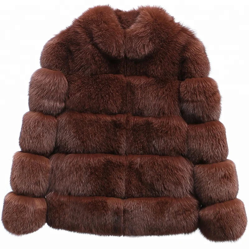Women Winter 2018 Woven Plaid Vintage Thick Fleece Poncho with Faux Fox Fur Trim