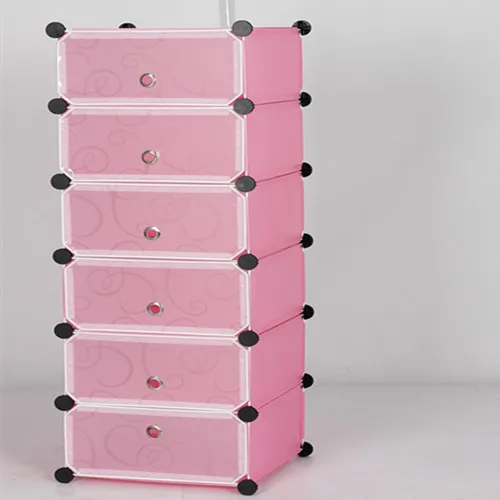 6 Layers DIY Magic Clothes Cabinet & Portable Shoe Rack Storage Organizer
