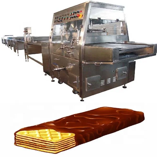 SJP1200 Hot Sale Chocolate Enrobing Machine Easy Operation for Chocolate Enrobing Machine Snack Food Factory Small Noise 28.5kw