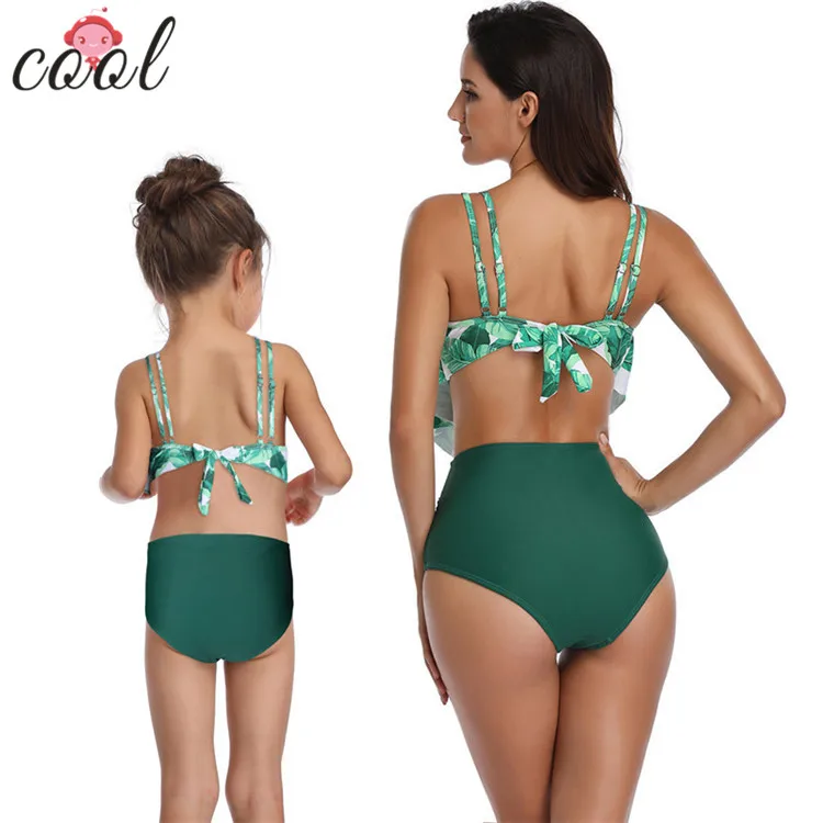 Детский купальник, сексуальное бикини, пляжная одежда, женский купальник большого размера с высокой талией, большие размеры