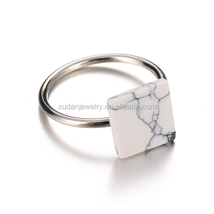 silver stone ring design
