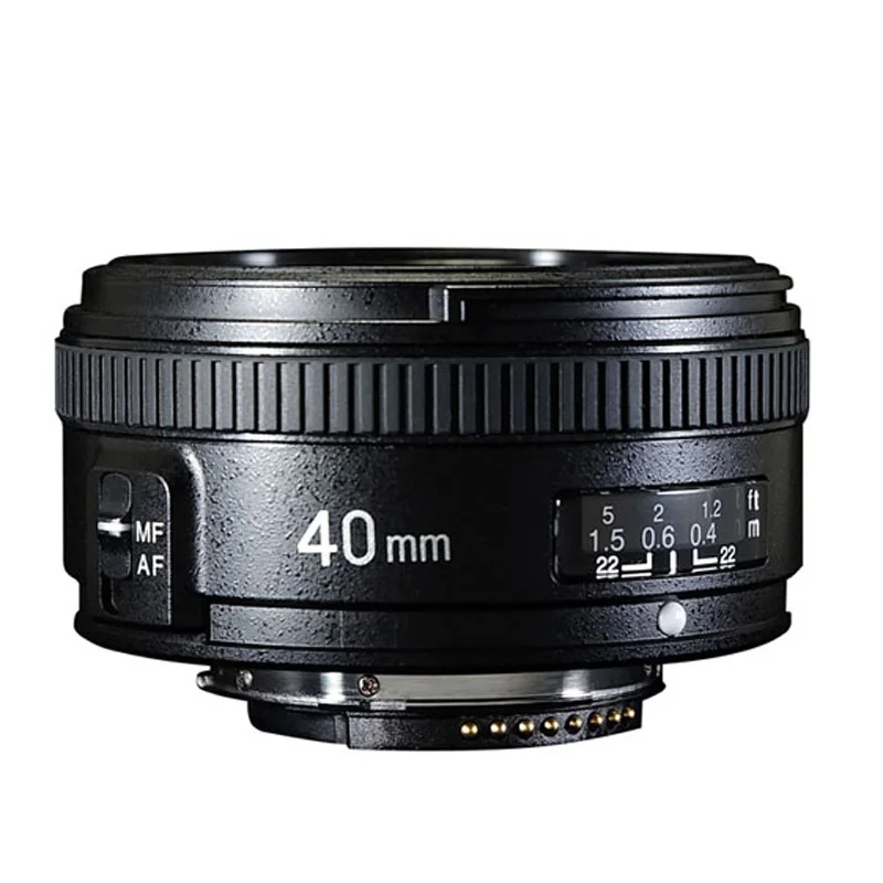 ヨンヌオ YN40MM F2.8N AF MF 40MM カメラレンズ ニコン D90 D80 D7200