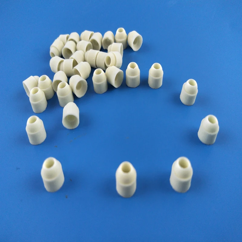 95 Al2o3 Glazing Ceramic Feedthrough Insulator Fine Alumina Beads For