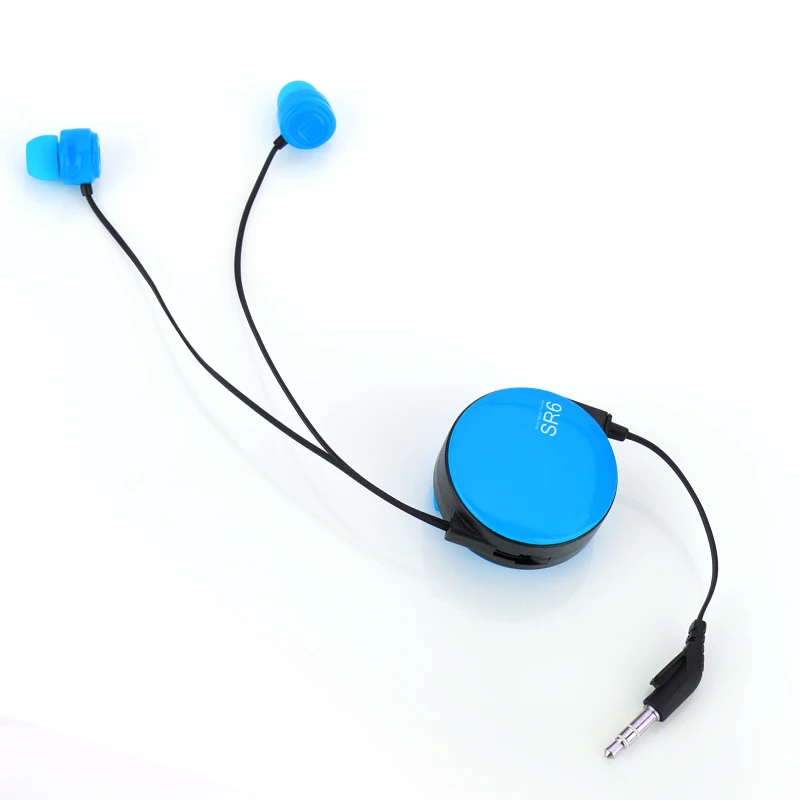 Hot New Stereo Wired Clip Retractable 