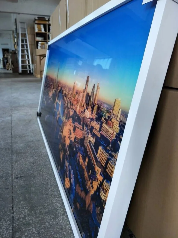 High Resolution Morden Landscape Digital Acrylic Printed Glass Painting Photo Print on Glass