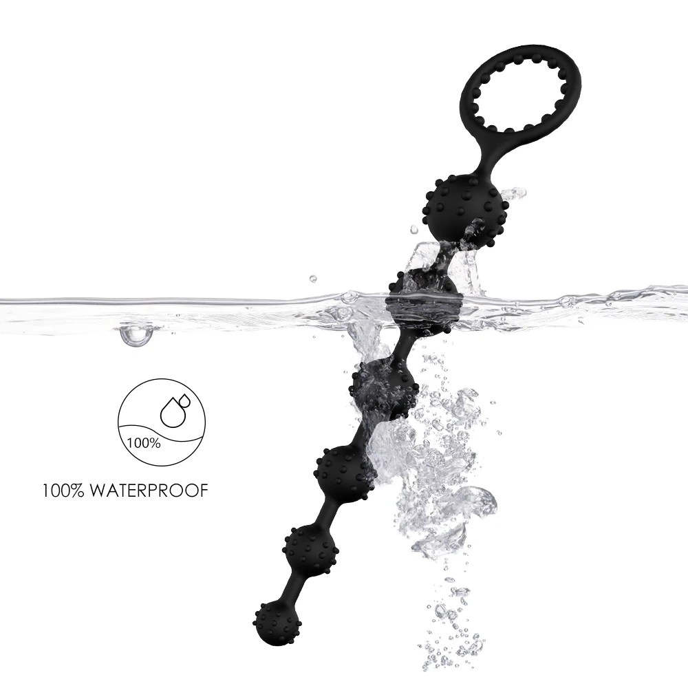 Cheap BDSM Anal Butt Plug Silicone Anal Beads Sex Toys_voghion.com