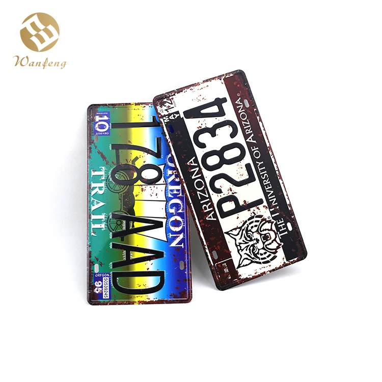 Hight Quality Car Number Vintage Mexico Tourist Souvenir License Plates
