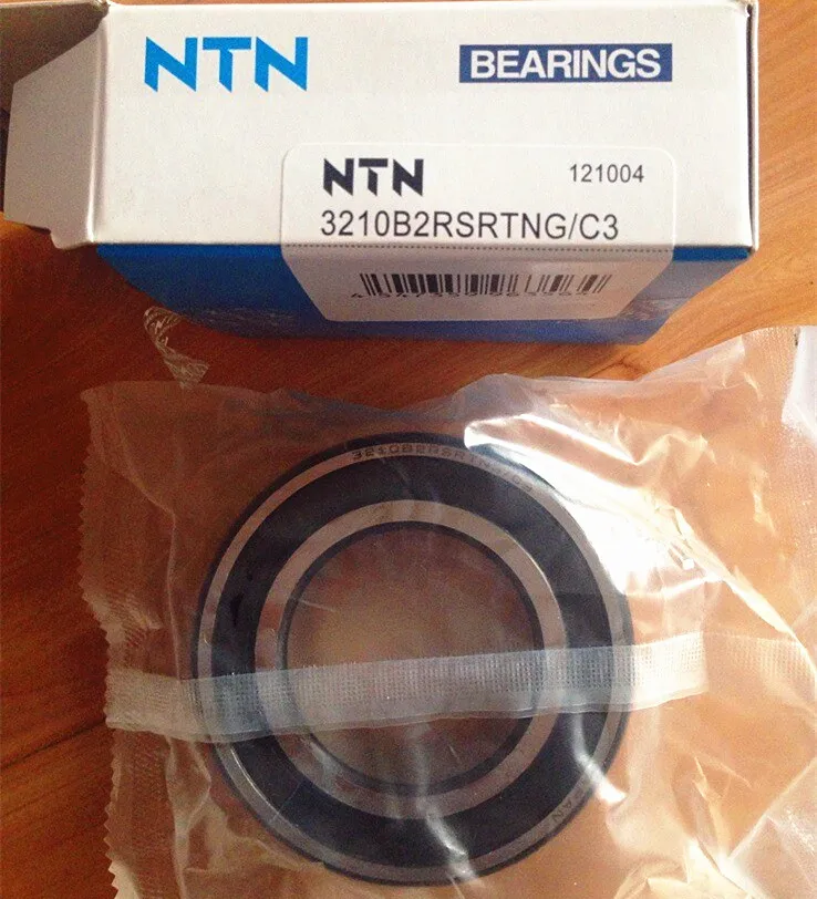 ZZ 2RS Type Double Row Angular Contact Ball Bearing NTN 3210B2RSRTNGC3