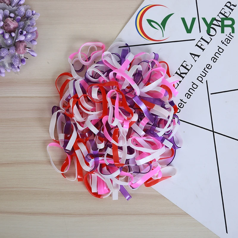 Индивидуальная и оптовая продажа самые популярные широкие резинки для волос из ТПУ 4044 двухцветные аксессуары модные детские