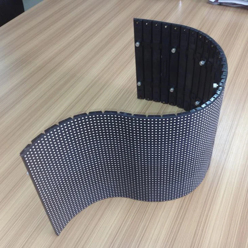 MPLED Shenzhen Indoor Soft Module Video 64 X 32 Flexible Module Full Color Customized Curved Programmable Flexible LED Display