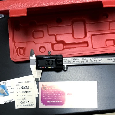 Оптовая продажа, низкая цена, цифровой Пластиковый штангенциркуль из нержавеющей стали для часов 150 мм, 200 мм, 300 мм