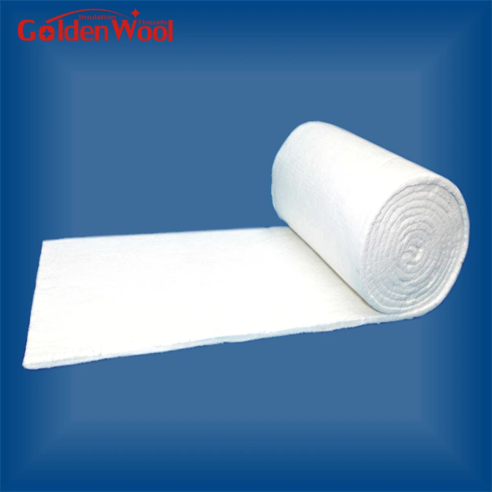 Ceramic Wool Blanket 128 Density for Steam Pipe Insulation
