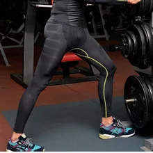 Men’s Fitness Compression GYM Training Skin Base Layer Long Leggings Tight Pants Free Shipping
