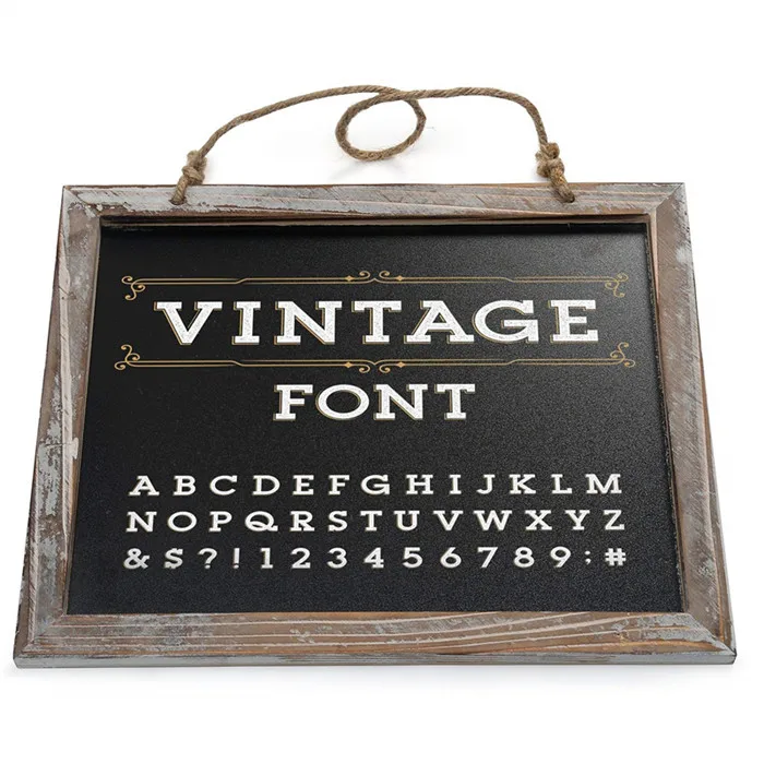 
Винтажная сланцевая подвесная деревянная рамка из сосны, доска, черная доска 