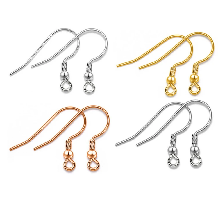 High Quality 925 Sterling Silver Ear Hook Clasp Dangle Earring Findings for  Jewelry Making Supplies
