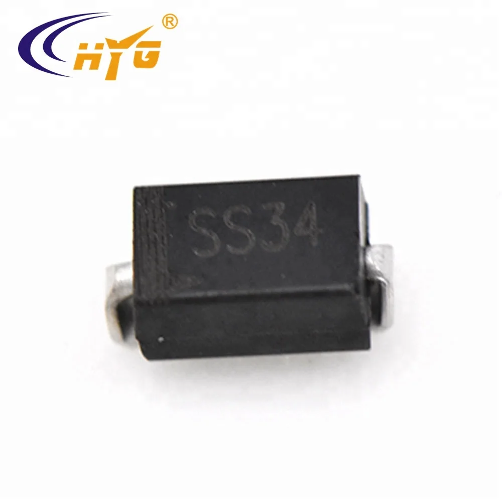 10 off SS34 3A 40V Schottky diode DO-214 surface mount 
