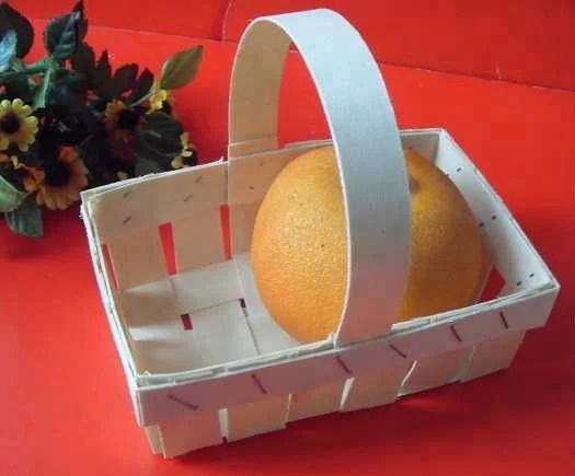 Food Safe Eco Friendly Environmental Custom Cheap Chip Picnic Strawberry Berry Fruit apple Wooden Disposable Basket