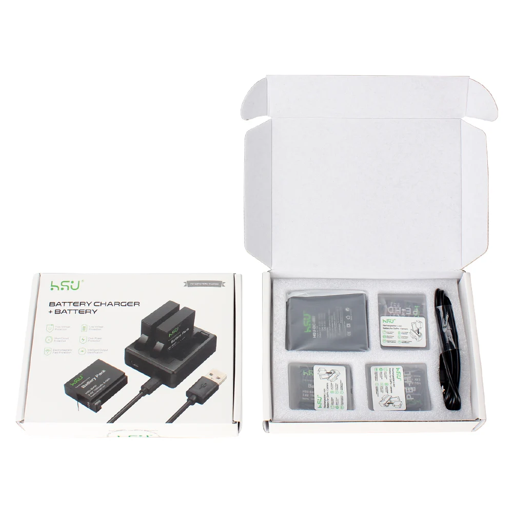 3 8v Triple Li Ion Battery Charger Kit For Gopro Hero 4 Silver Black Action Accessories Buy Rechargeable Triple Charger Battery Set Lithium Ion 3 Battery Pack Camcorder Battery Charger Pack Kit Product On