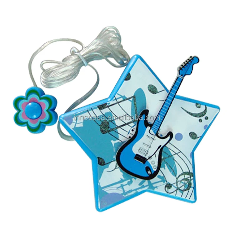 OEM ODM Innovative Star Shape Ding Dong LED Light up Wired Doorbell for Kids Room Wall Deco