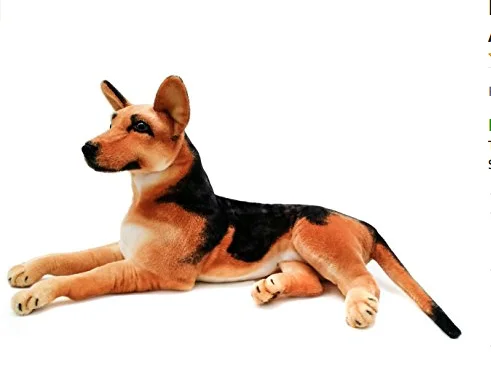 realistic german shepherd plush