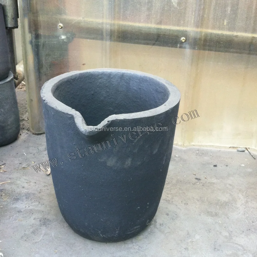 Clay Graphite Crucible WITH Spout
