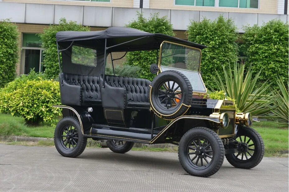 Classic CE Approval 4 Seater Smart 48v Electric Retro Car
