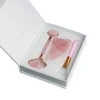 3 in 1 Rose Quartz Roller and Gua Sha Set