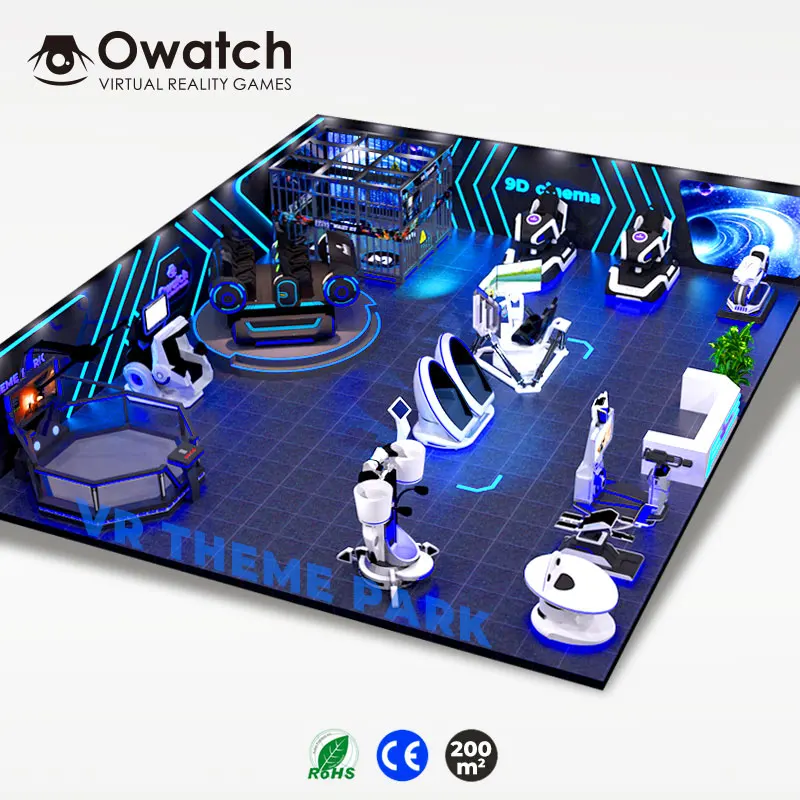 Гуанчжоу Owatch VR Закрытая игровая зона, аркадные игры от производителя, игровая зона VR 9d, кинотеатр виртуальной реальности