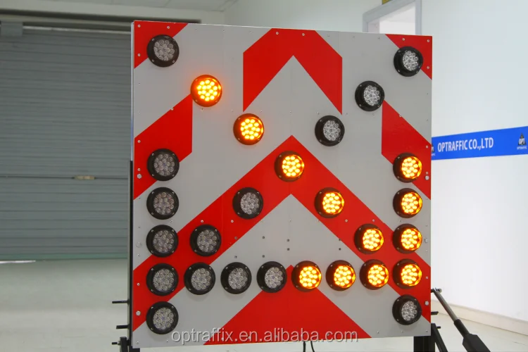 UAE Traffic Control LED Arrow Warning Lights Signs Board Used Directional Truck Mounted Arrow Board