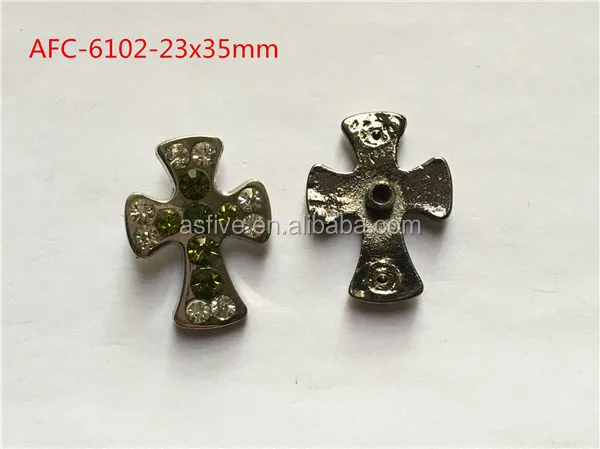 Крест из горного хрусталя для пряжки