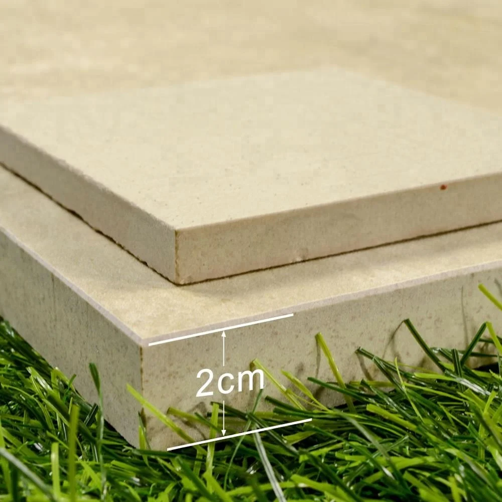 Travertine Design 2cm Thickness Floor Tile Ceramic 600x600 mm