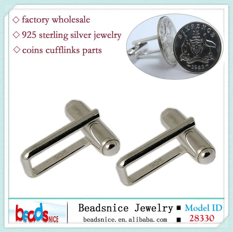 Beadsnice Id 230ソリッドスターリング925メンズカフリンクスブランクasシルバーコインカフリンクスパーツ Buy カフス 部品 コインカフス カフスボタンブランク Product On Alibaba Com