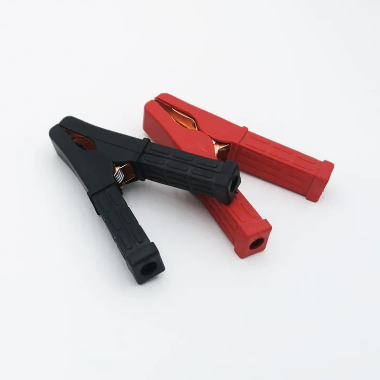 
Резиновый зажим типа крокодил красного и черного цвета ROHS/CE/FCC 100A, зажим для батареи 