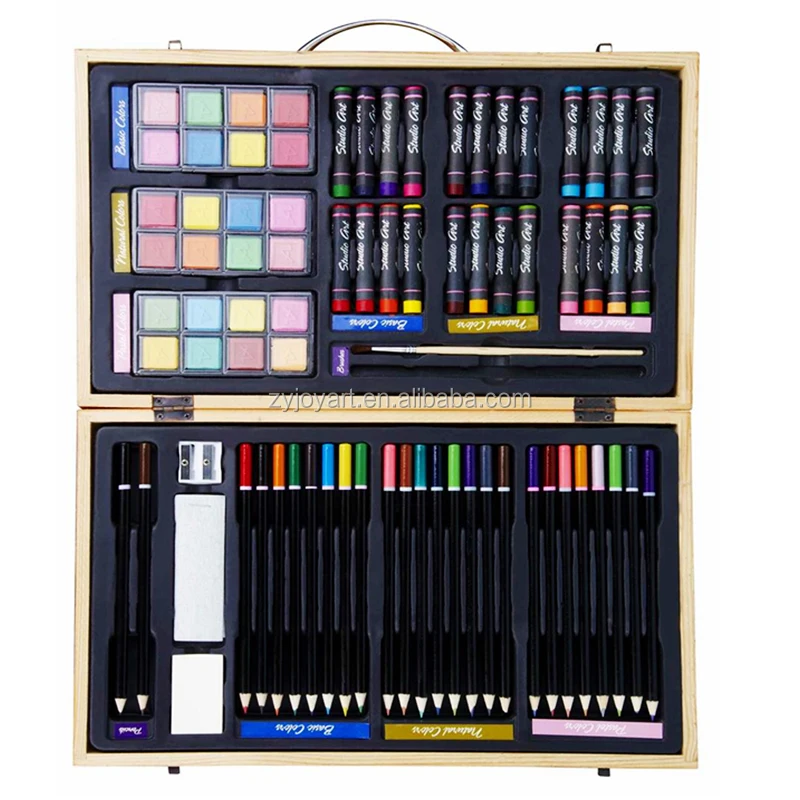 Daurice 80 peice art set with Carrying Case