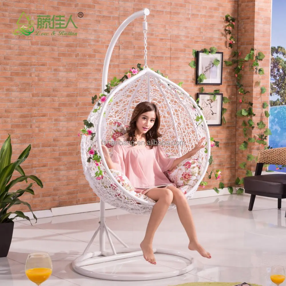 hanging bubble chair with stand