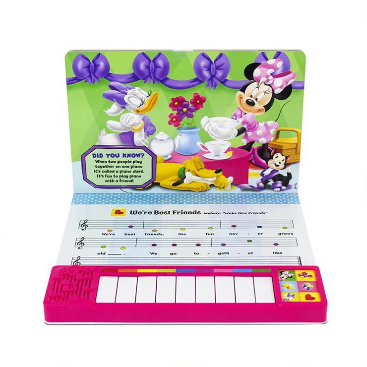 Baby Plastic Touch Piano Midi Keyboard Learning Book Toys|