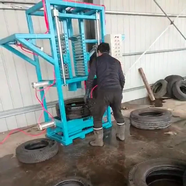 Small Business Idea with Low Cost for Tire Tripling Machine to Pack Tires Into One