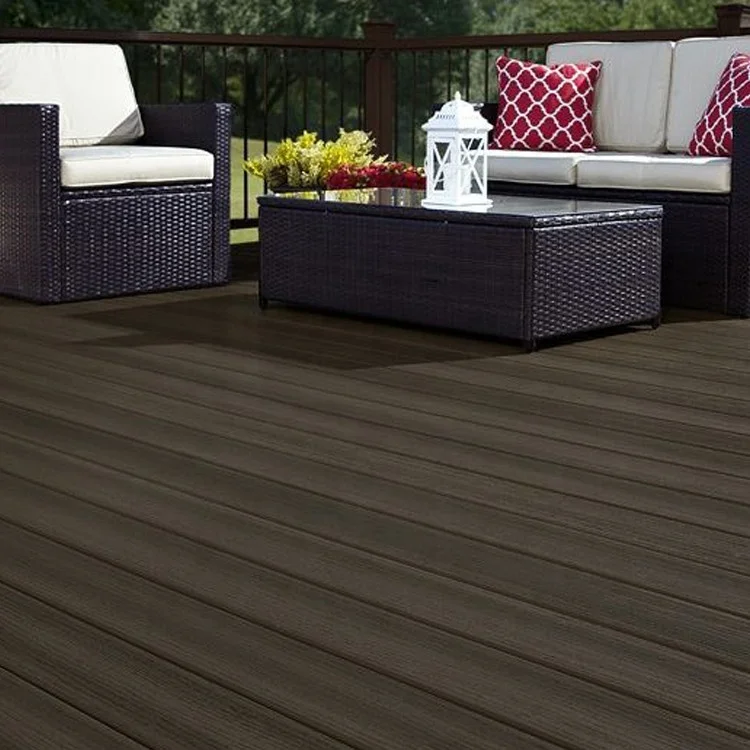 Weather Resistant Water Proof Long Lasting Wood Plastic Deck Composite Decking Boards Flooring For Outdoor Patio