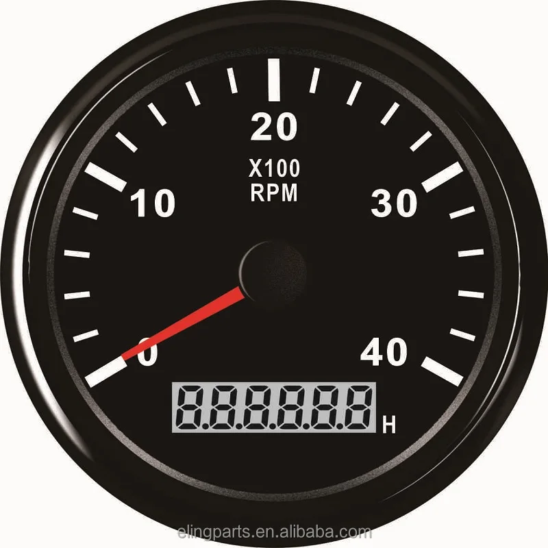 85 мм генератор Autometer Аналоговый тахометр об/мин REV счетчик 0-4000 об./мин. со светодиодной моточасов
