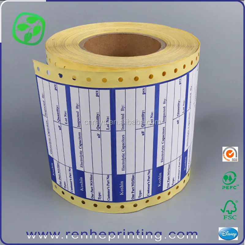 Cheap paper carton label sticker ,outer packing label sticker