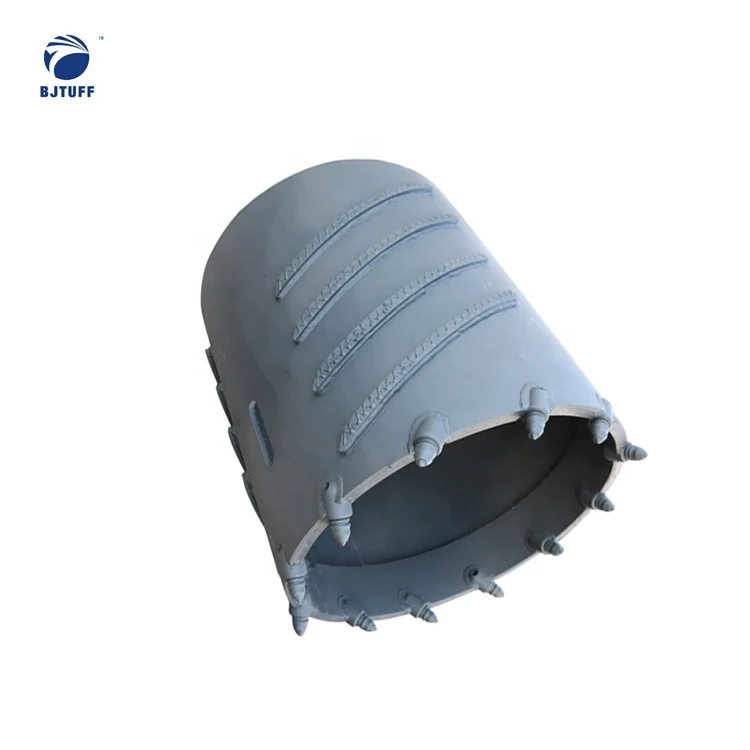 Bored Piling Tools Diamond Core Drill Bucket Core Barrel With Rock Drilling Bits for Rock Layers