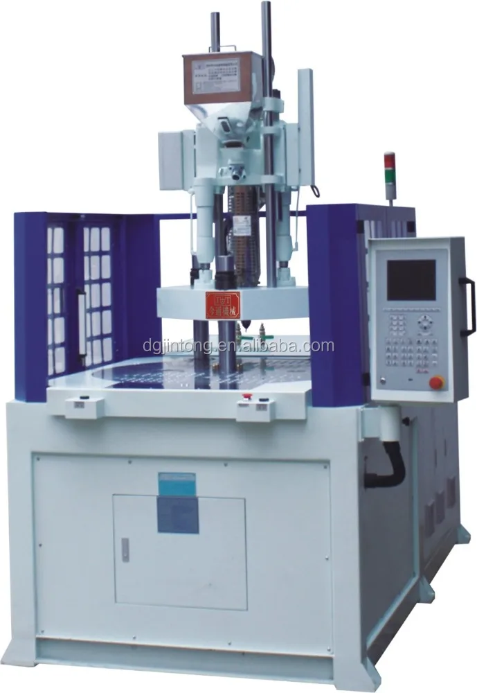 Rotary Table Vertical Plastic Injection Molding Machine 120T