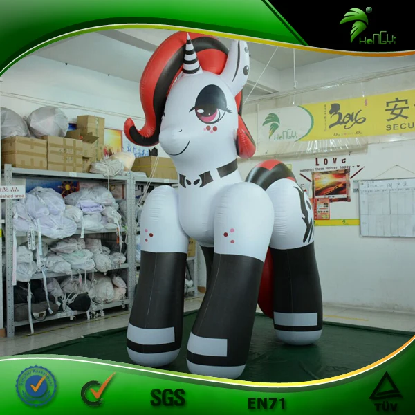 2メートルの高さの赤黒の膨脹式ユニコーン馬、ホンイ乗馬用馬| Alibaba.com