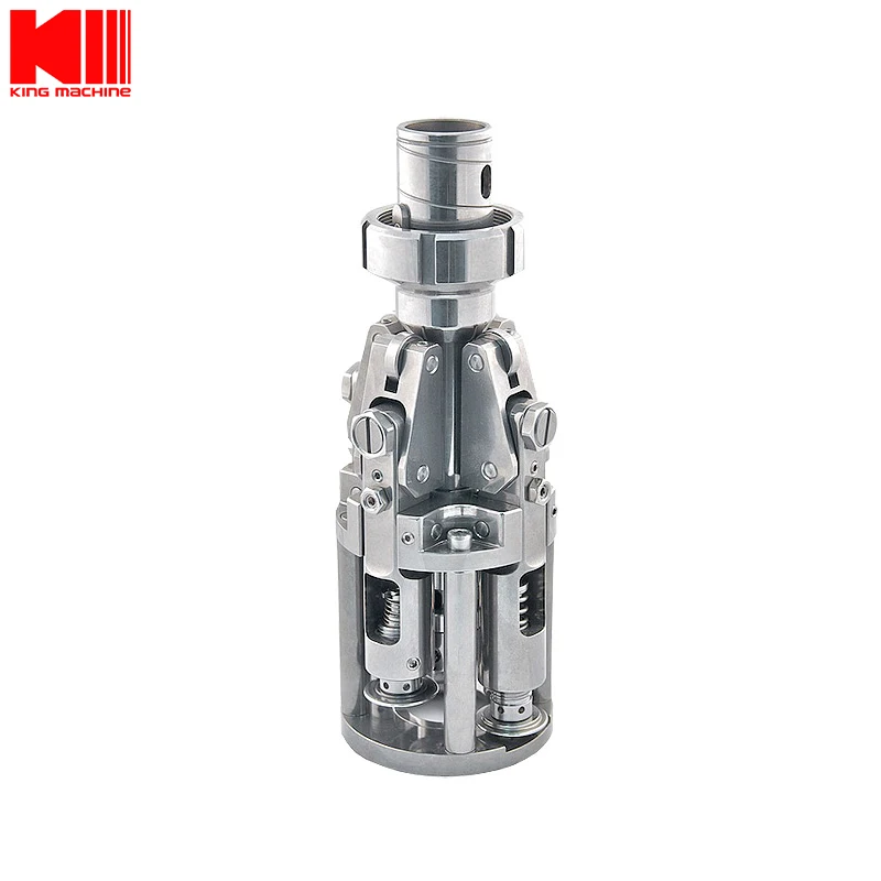 Завинчивающимися крышками закаточная машина с 6 головок 38 мм ROPP алюминиевая бутылка w/double-dip башни