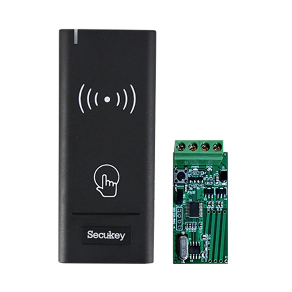 Battery Power Rfid Four Three Three MHz Wireless Reader With Receiver