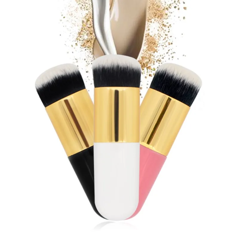 Bueart High Quality Black Color Best Kabuki And Flat Foundation Brush For Stick Powder Single Fan Brushes An Bestope Makeup Kabuki Bestope Powder Makeup Brushes