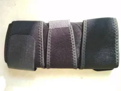 Фиксатор коленного сустава, стабилизатор открытой коленной чашечки с регулируемой обвязкой и очень толстым дышащим неопреновым рукавом # DS-02